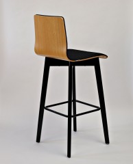 Барный стул Delta Luka RW с мягкой спинкой